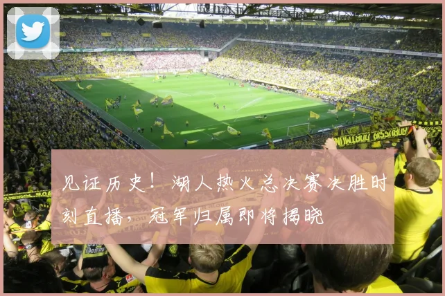 见证历史！湖人热火总决赛决胜时刻直播，冠军归属即将揭晓